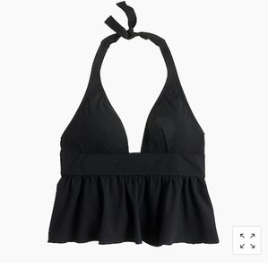 J Crew Peplum Tankini Top